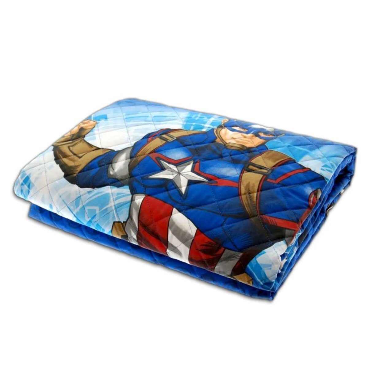 Wohndecke Avengers Tagesdecke 150x250cm Steppdecke für günstig online kaufen