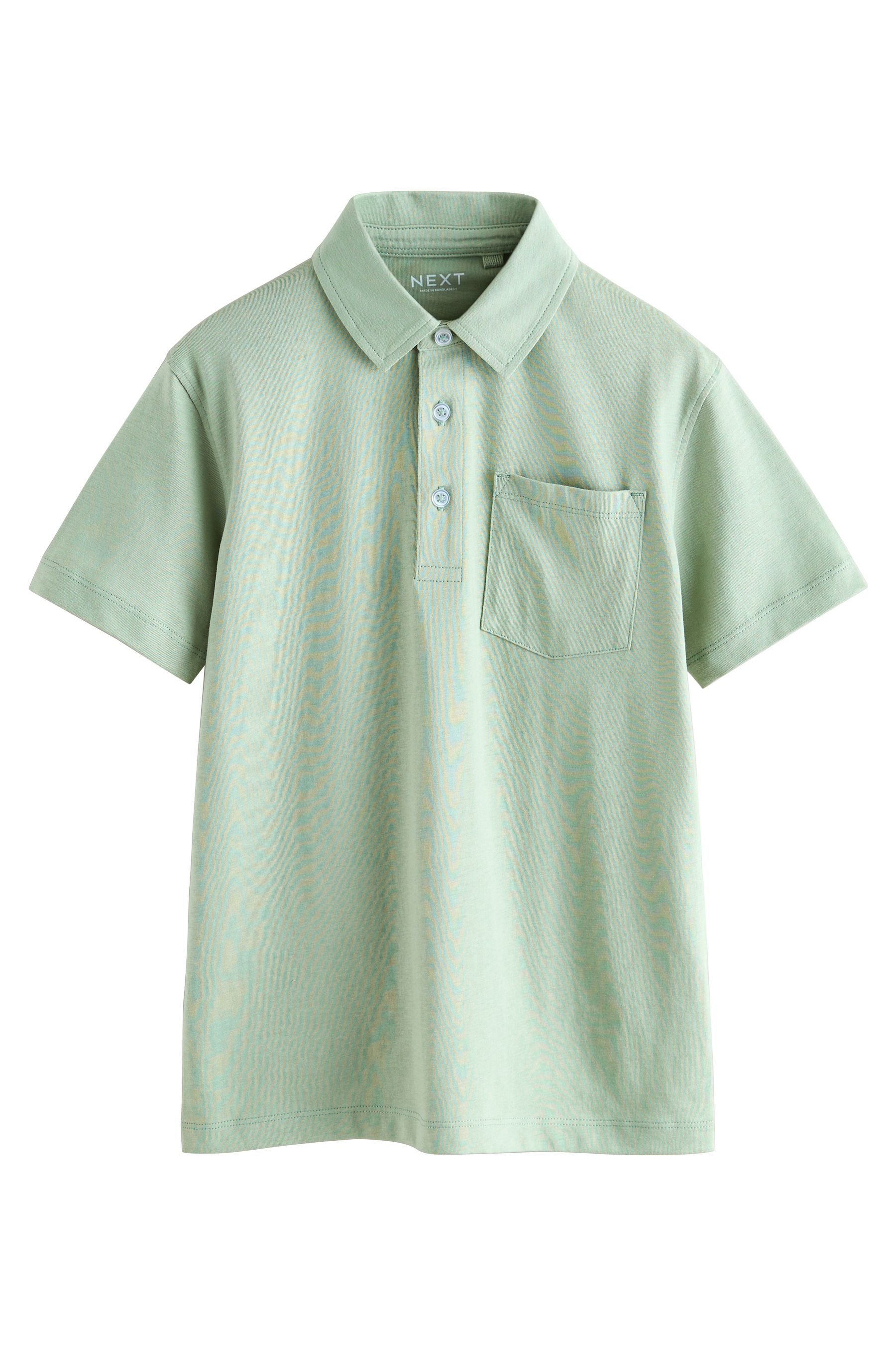 Poloshirt Kurzärmeliges Jersey-Poloshirt