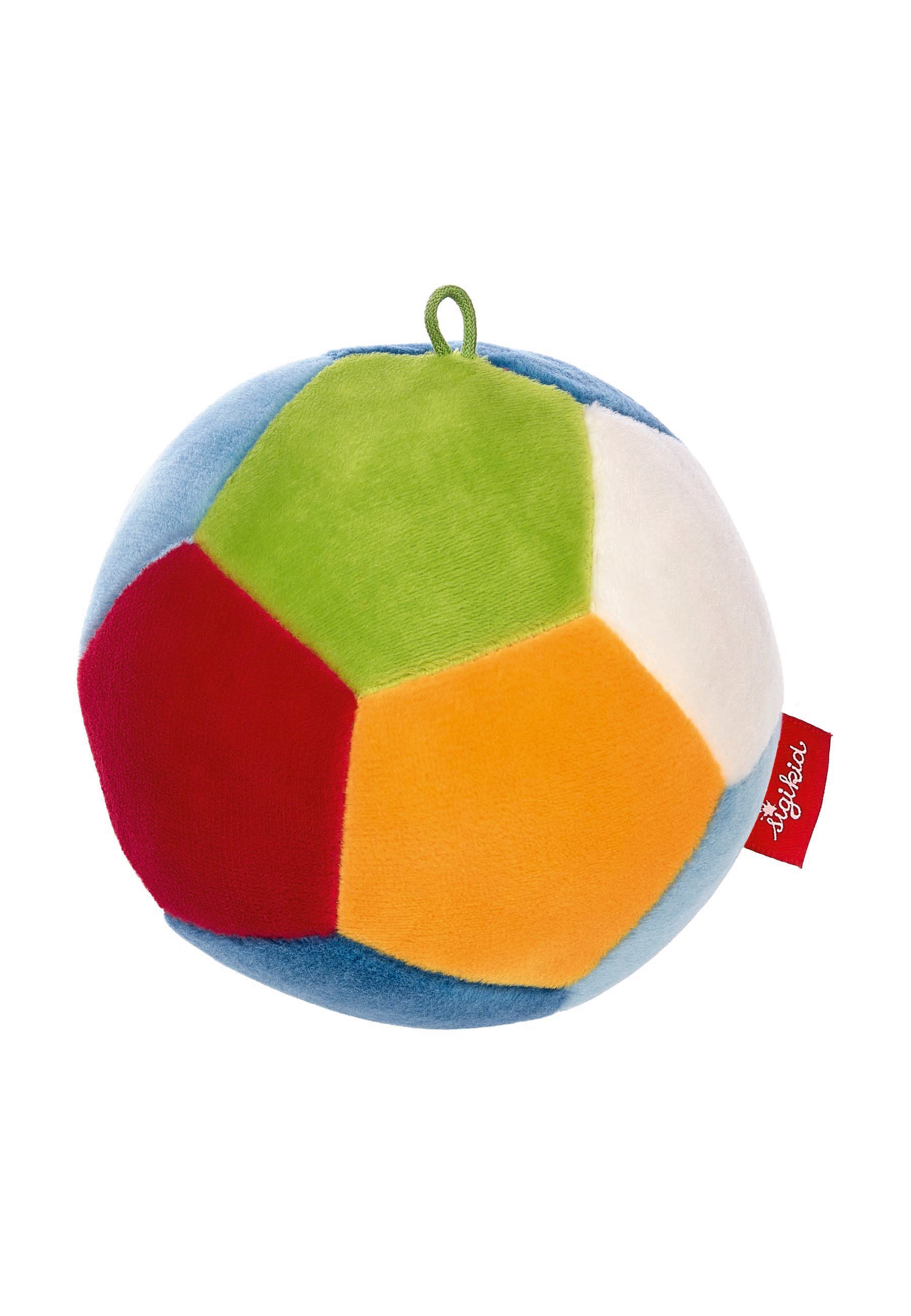 Sigikid Stoffball Babyspielzeug Softball Ø 10 cm PlayQ, FIRST CLASS FOR  KIDS Qualitätsversprechen