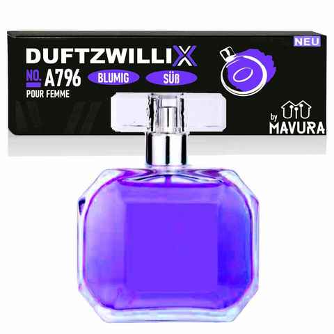 MAVURA Eau de Parfum DUFTZWILLIX No. A796 - Damen Parfüm - blumig, süße Noten, - 100ml - Duftzwilling / Dupe Sale