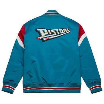 Mitchell & Ness Collegejacke Heavyweight Satin NBA Detroit Pistons