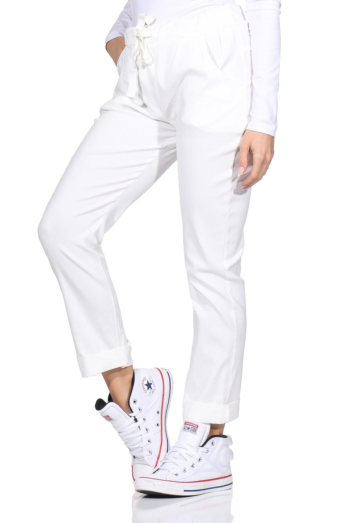 simaranda Sweathose Freizeithose 21515 Sweatpants im Vintage Look Joggpants