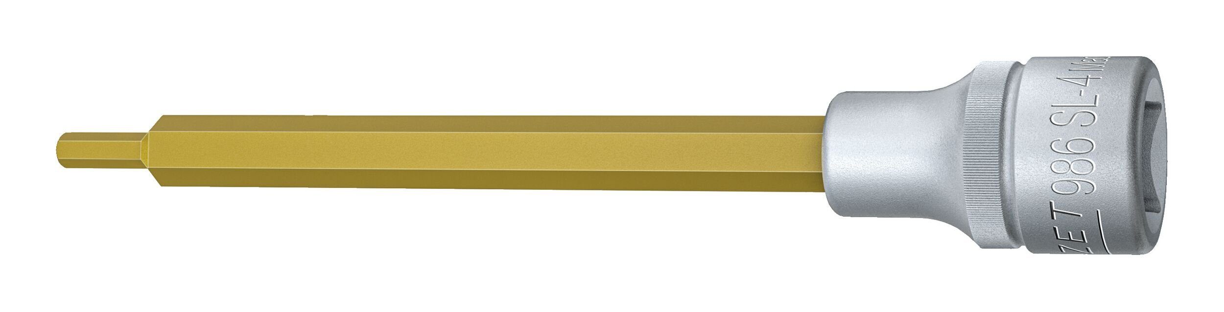 HAZET Steckschlüssel, Schraubendrehereinsatz 1/2" Innensechskant 4 x 140 mm