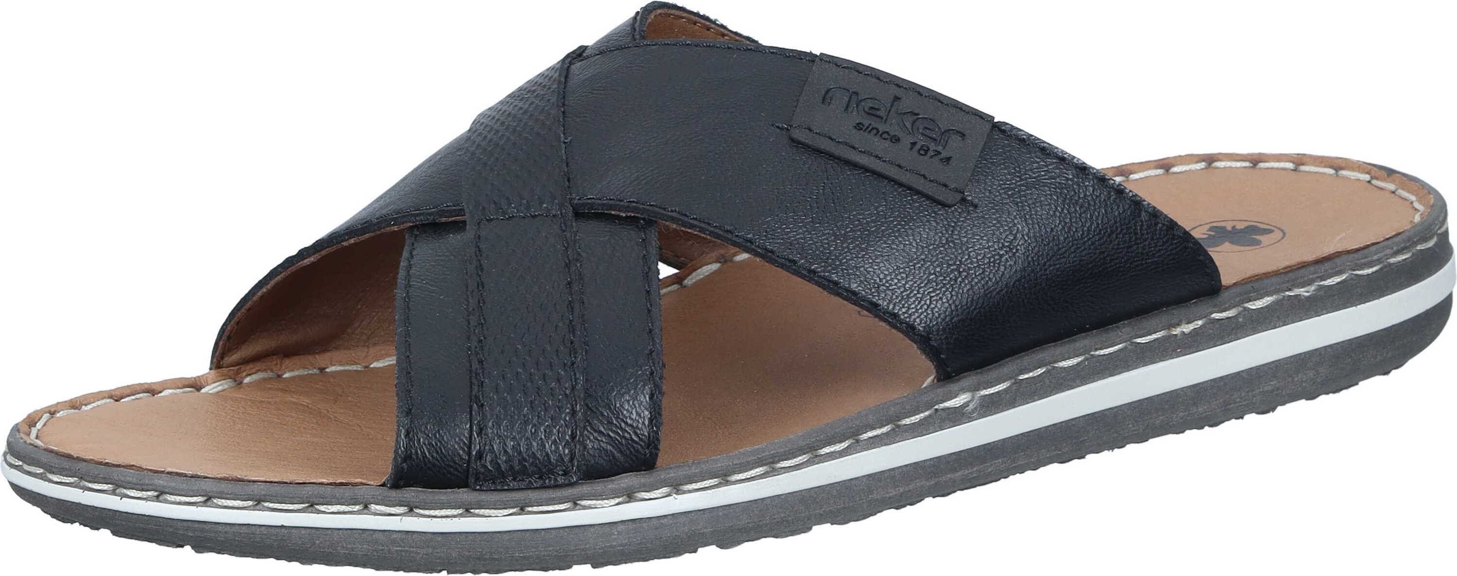 Rieker Pantoletten Pantolette aus echtem Leder günstig online kaufen