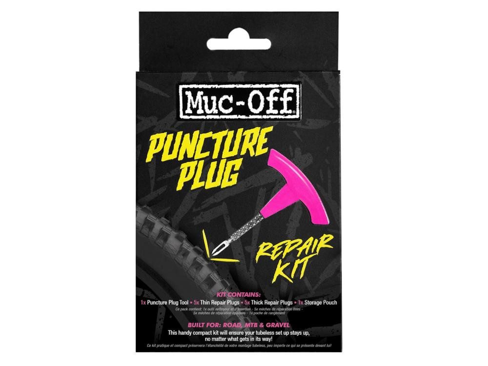 Muc-Off Fahrradöl Muc Off Tubeless Puncture Plug Repair Kit pink