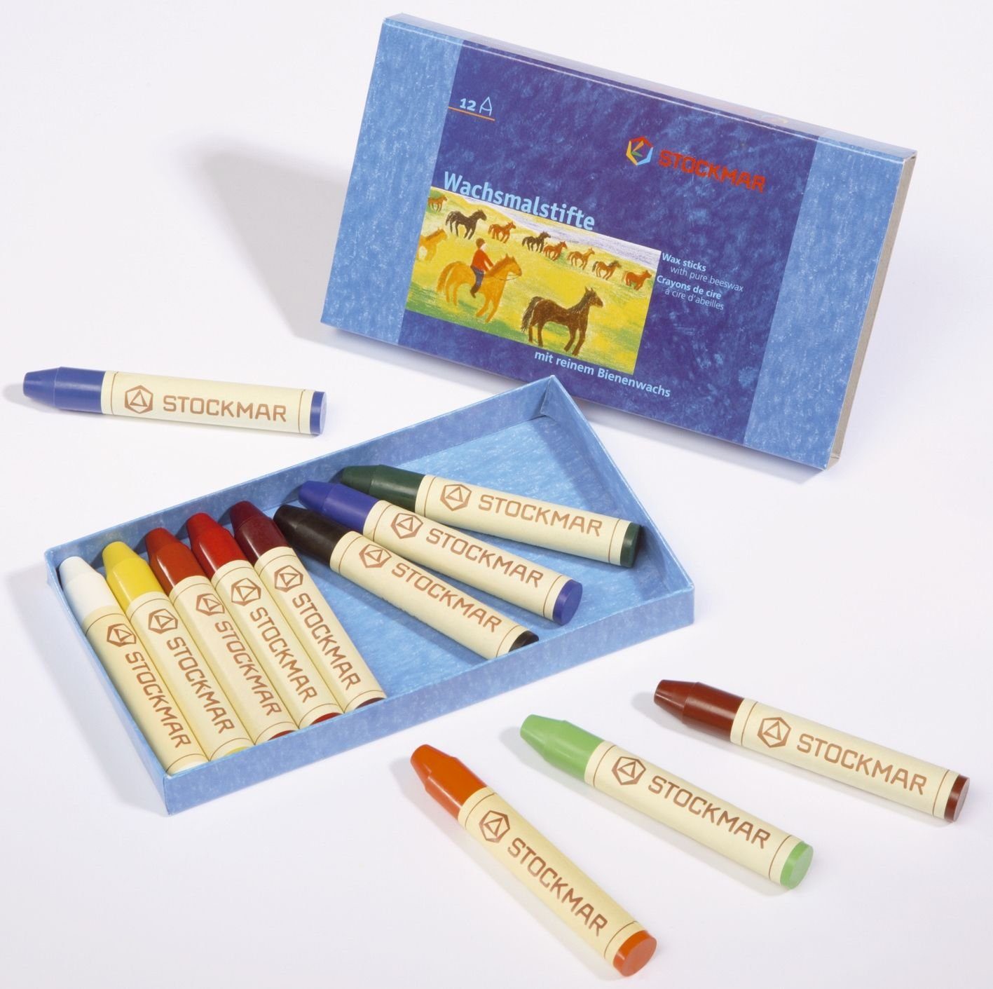 Stockmar Wachsmalstift Stockmar 31200 Wachsmalstifte 12 Farben