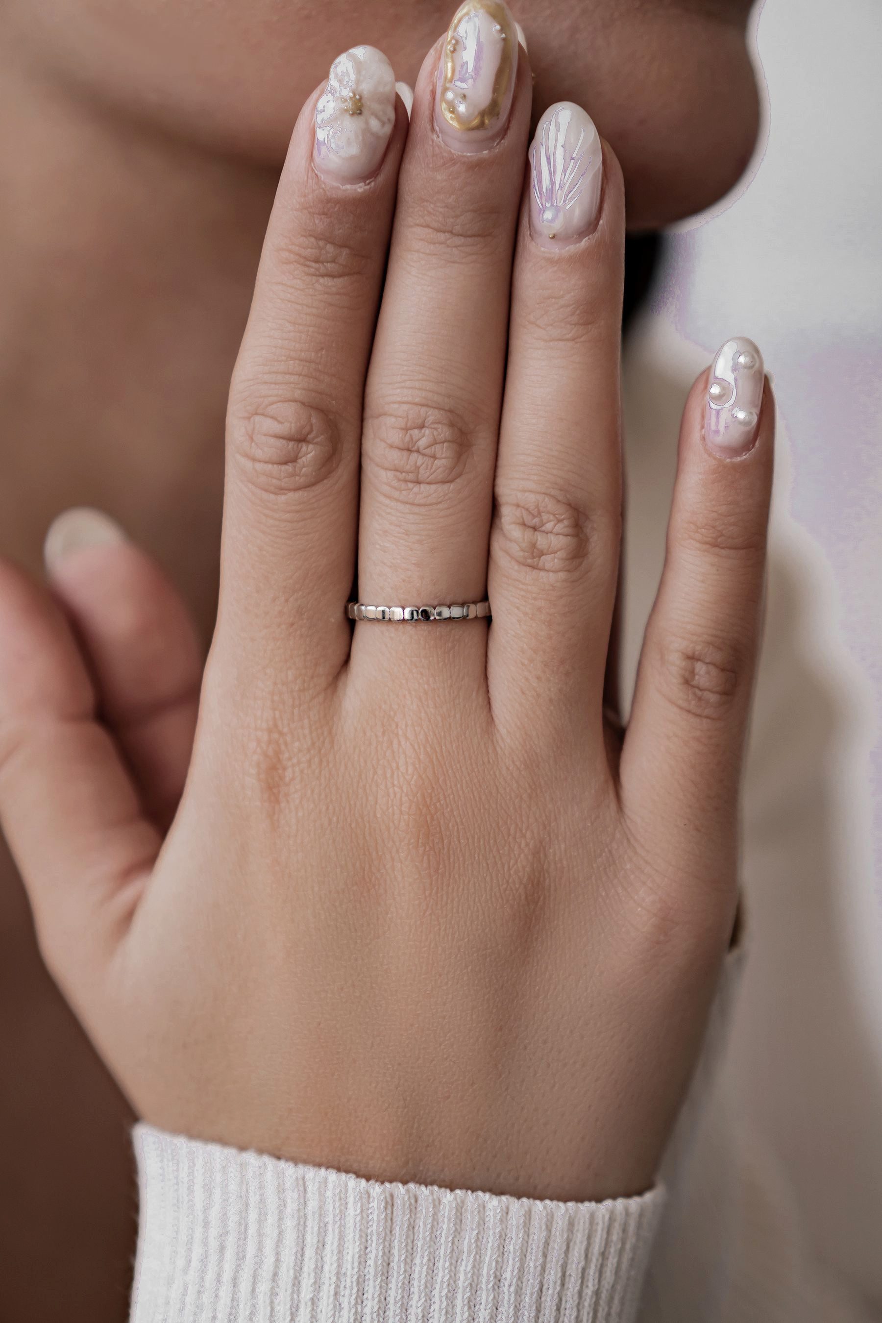 Hey Happiness Fingerring Mini Rechtecke, Stapelring, günstig online kaufen