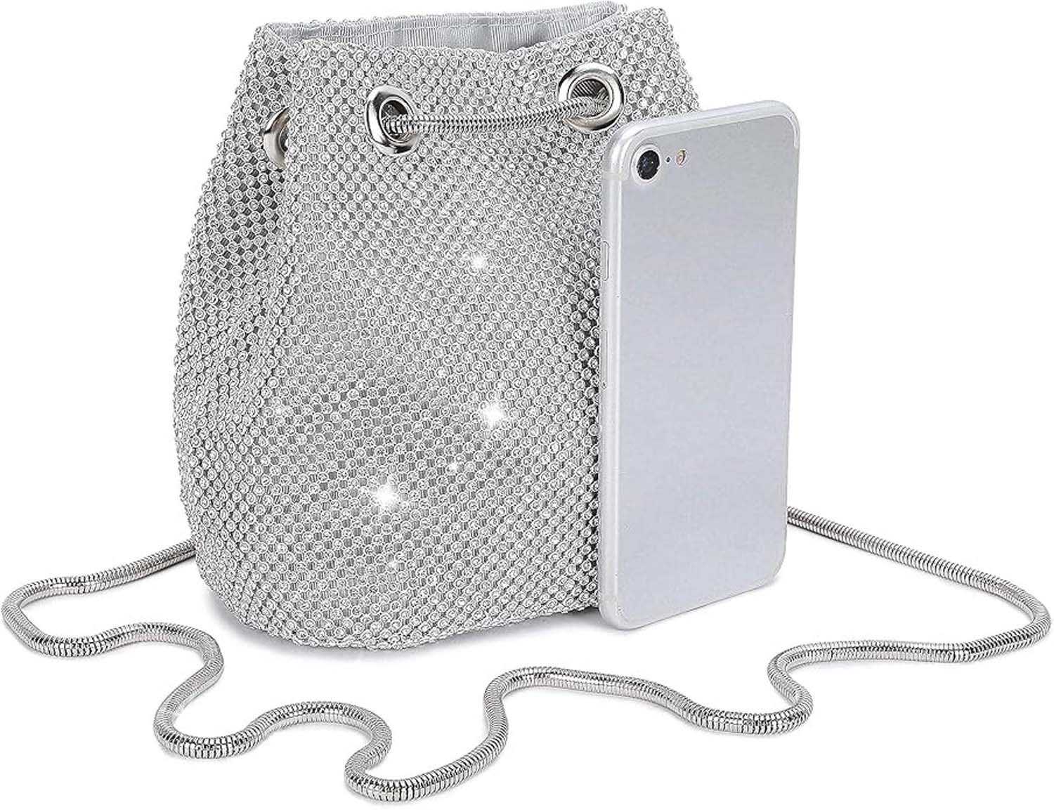 Coonoor Clutch Abendtasche für Damen, kleine Umhängetasche, Kupplung für Zeremonie – Bild 3 von 5