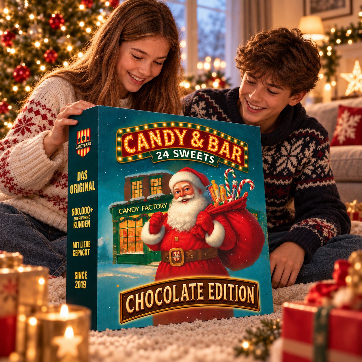 Candy & Bar Lebensmittel-Adventskalender XXL 2026 – USA Candy oder Chocolate Edition – 24 Türchen – Bild 4 von 5