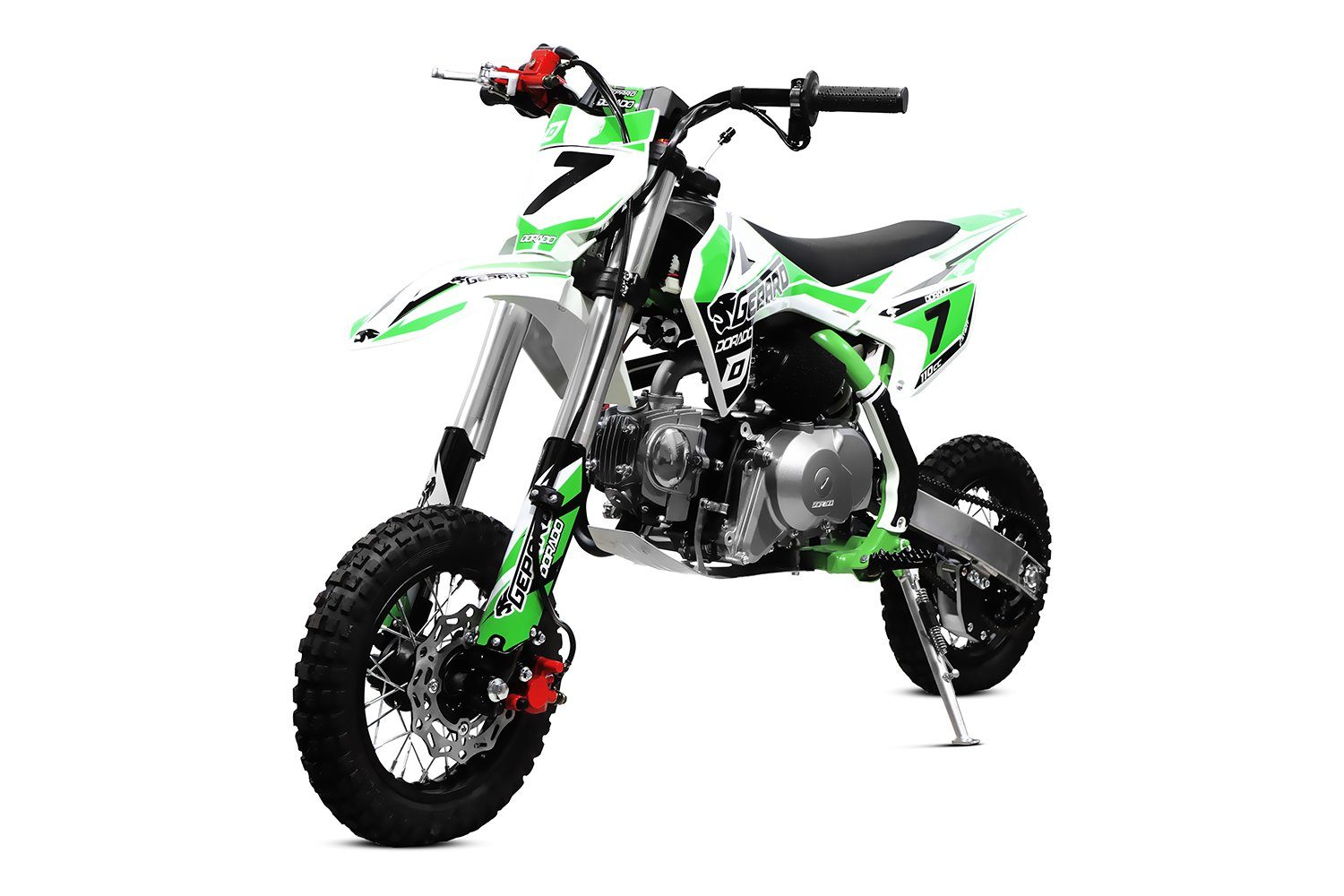 Automatik 110cc Dirt-Bike CRX Motors Pitbike, Crossbike E-Stater Dirtbike 1 Gang, 10/10" Automatikschaltung Nitro Blau