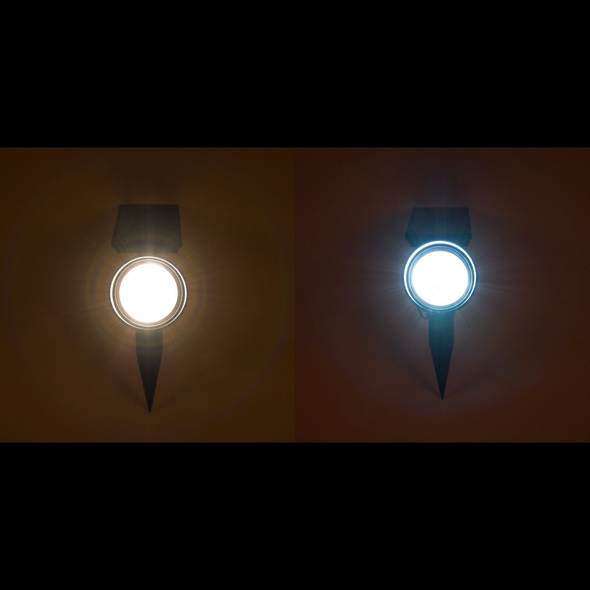 esotec LED Gartenstrahler Solarspot Super Spot DUO COLOR, 6500K 2800K, Alumnium, outdoor 102546, LED fest integriert – Bild 4 von 5