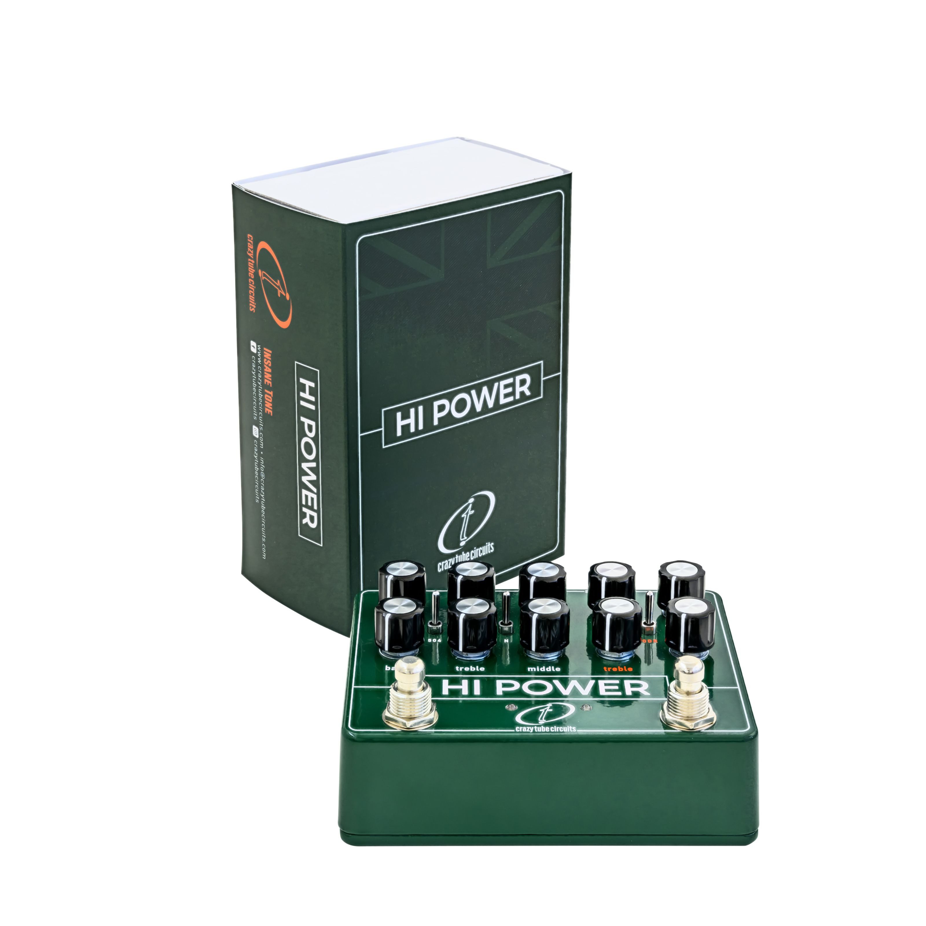 Crazy Tube Circuits Musikinstrumentenpedal, (Effekte, Verzerrer), HI Power - Verzerrer für Gitarren