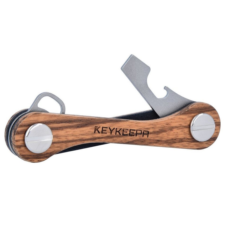 Keykeepa Schlüsseltasche Wood, Holz, Ausstattungen: Flaschenöffner
