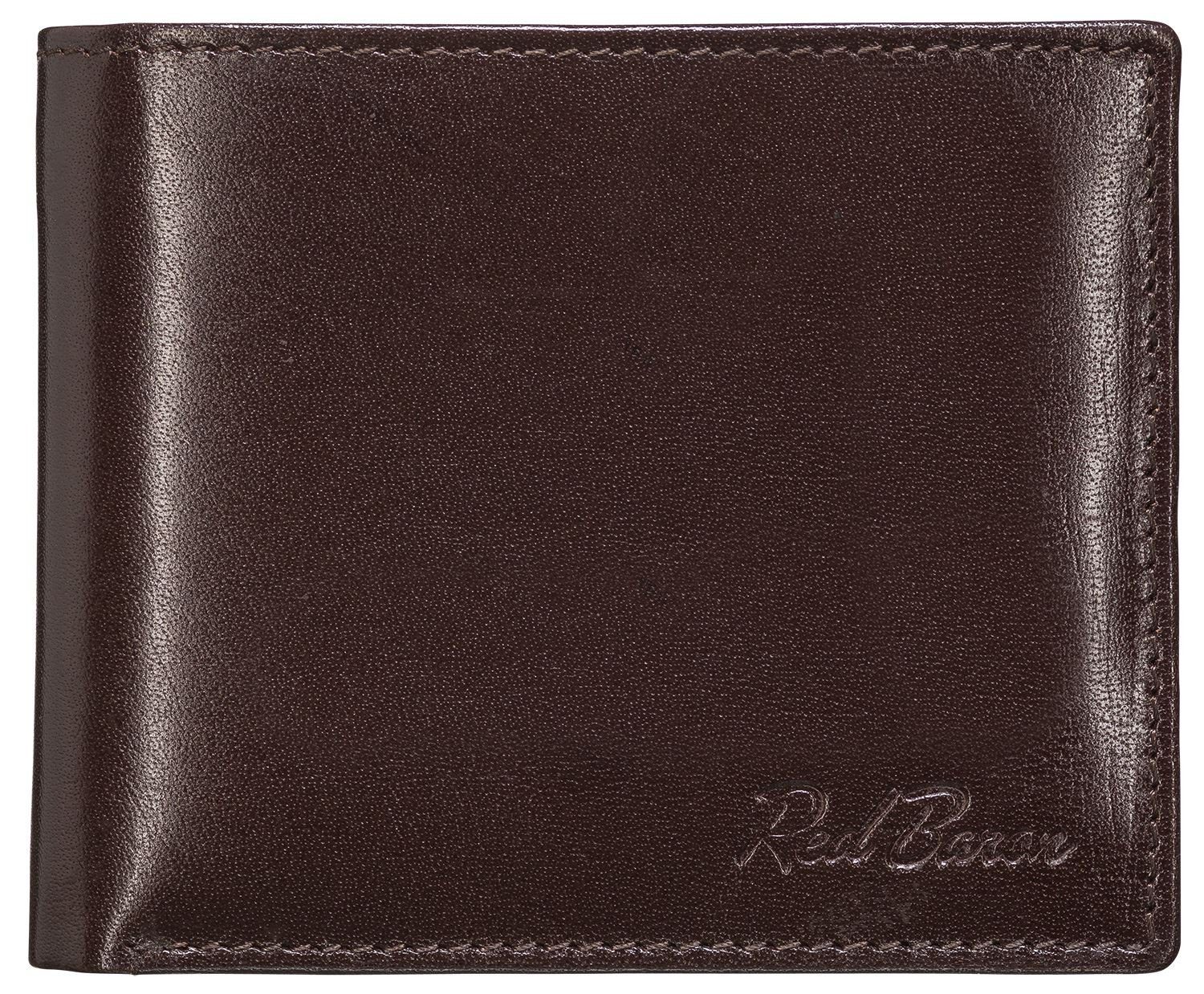 Red Baron Geldbörse RB-WT-004-04, Druckknopf mit Münzfach Kreditkartenfächer