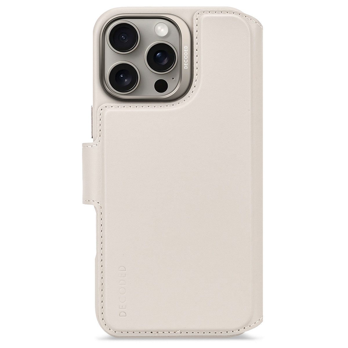 DECODED Flip Case Decoded 2 in 1 Leather Klapphülle MagSafe Apple iPhone 16 Pro Max - Cl