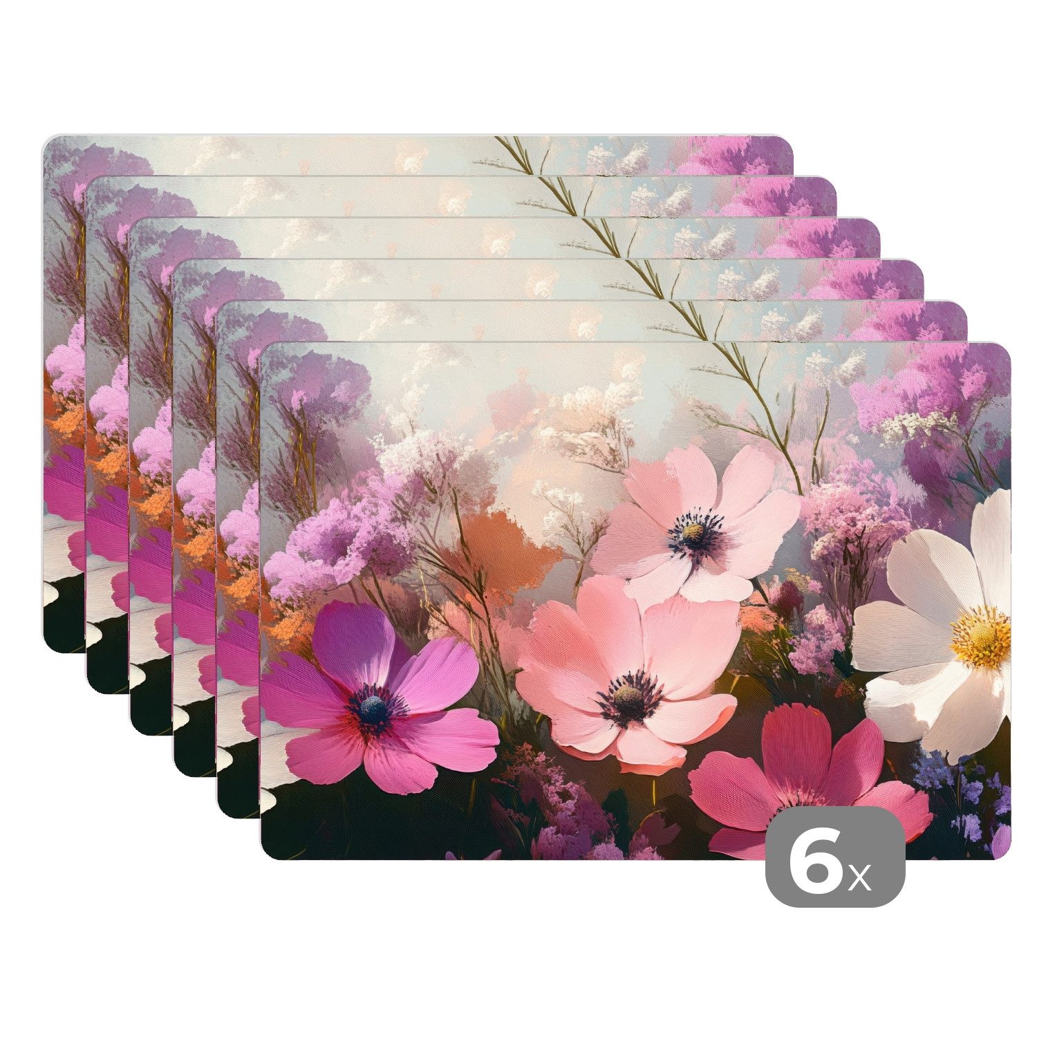 MuchoWow Platzset Blumen - Bunt - günstig online kaufen