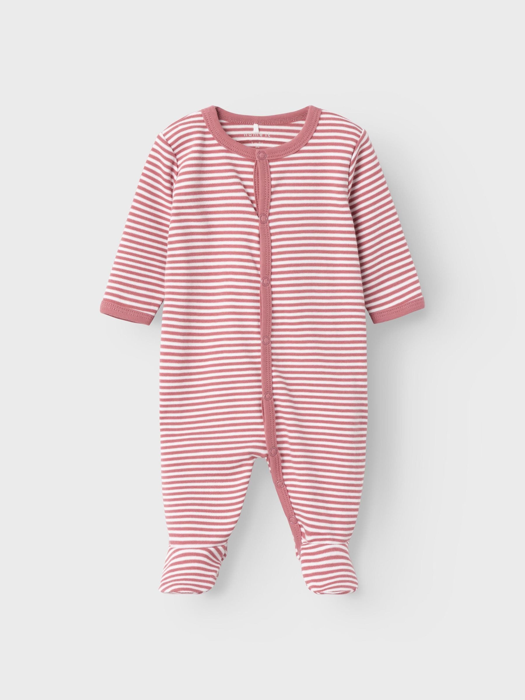 Name It Strampler Unisex Strampler zum knöpfen Mesa Rose-68 (1-tlg)