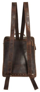 Bagan Laptoprucksack, echt Leder