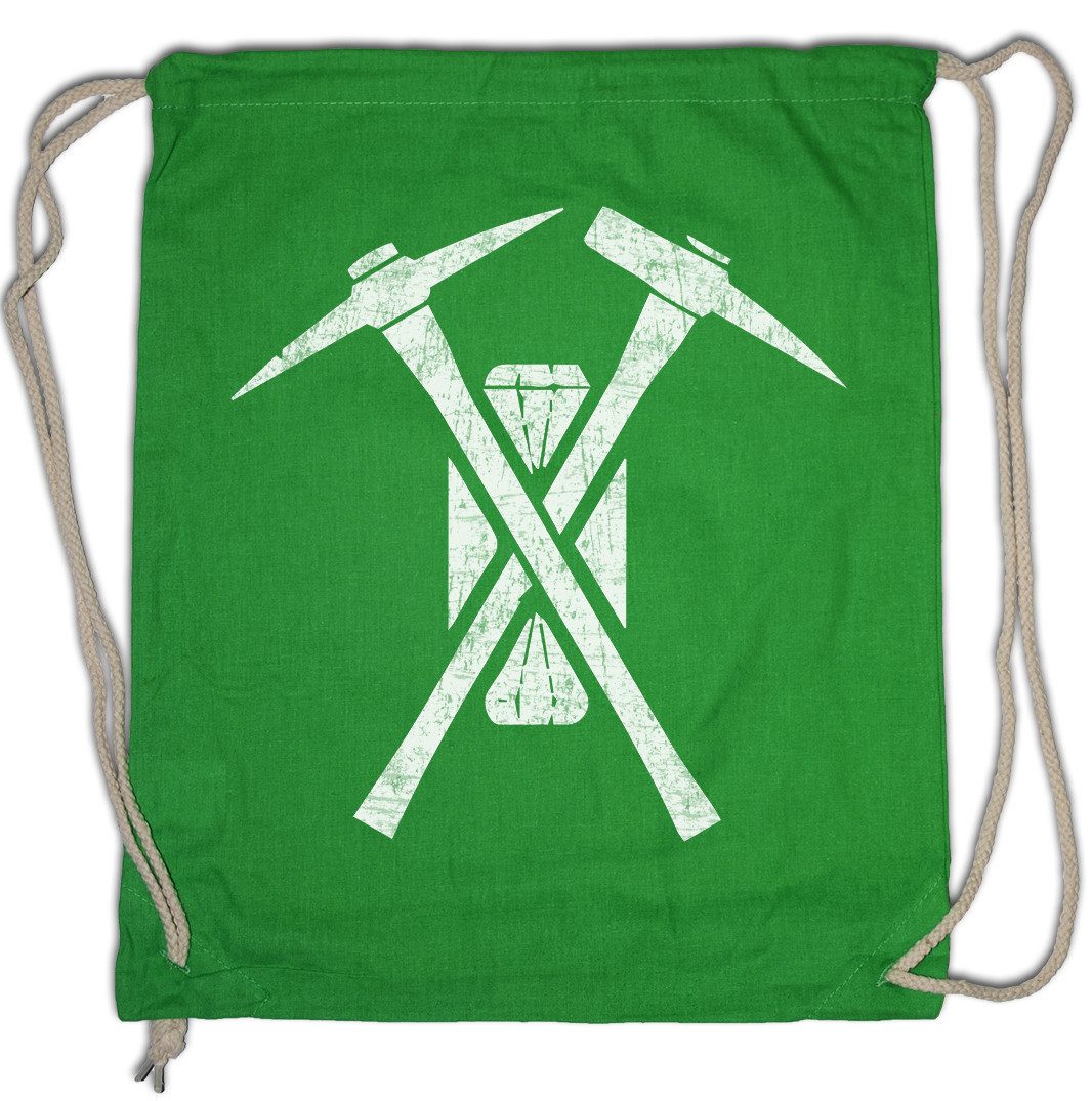 Turnbeutel Pickaxe Territory Turnbeutel Into The Logo Badlands Symbol Zeichen