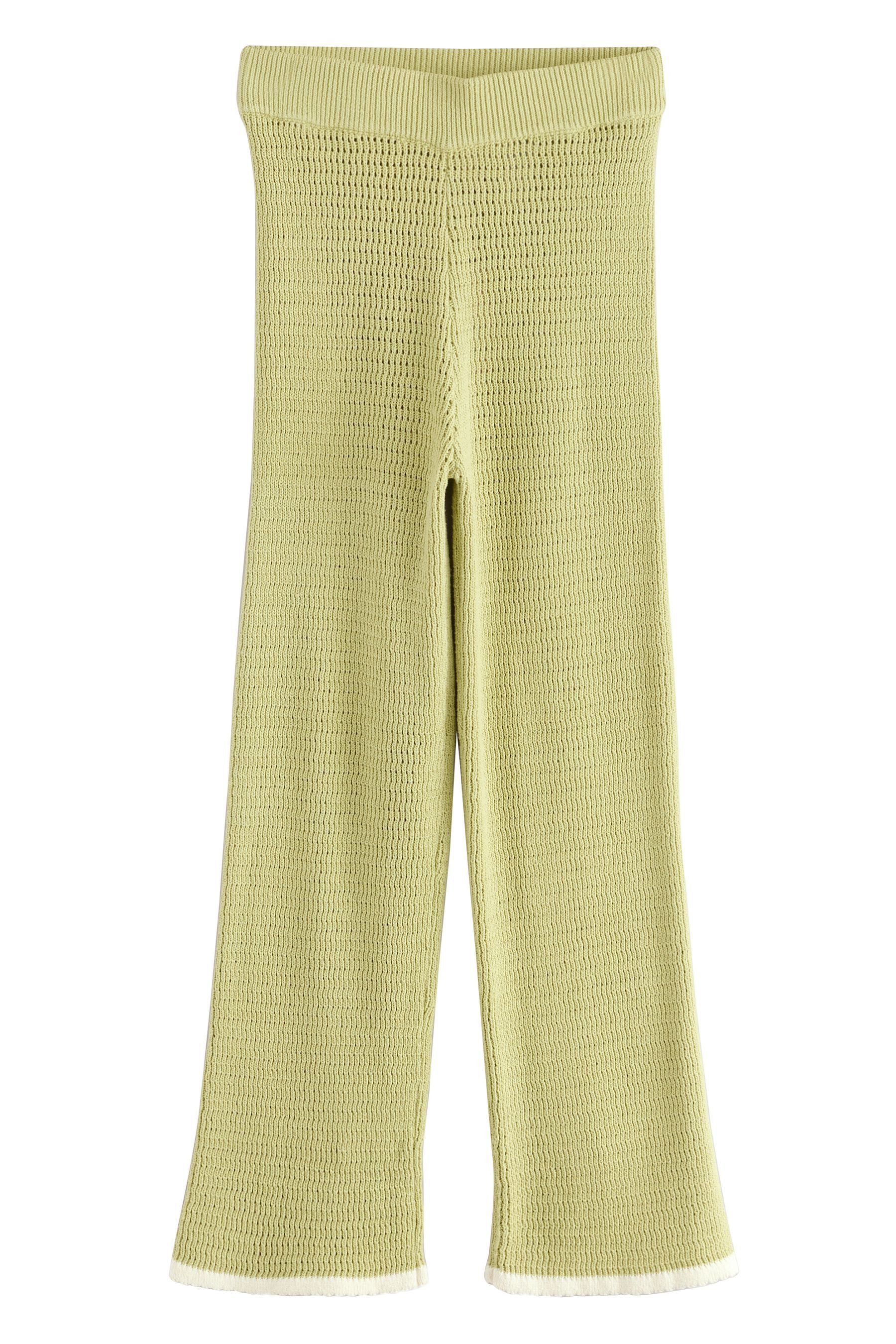LAURA ASHLEY Palazzohose Laura Ashley Häkel-Hose mit weitem Bein (1-tlg)