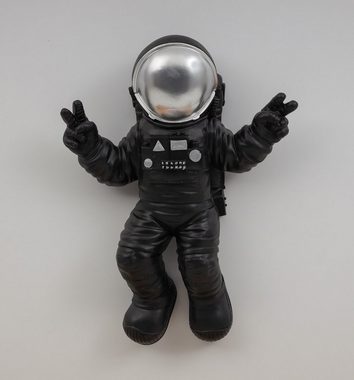 Furni24 Wanddekoobjekt Astronaut Standard, schwarz