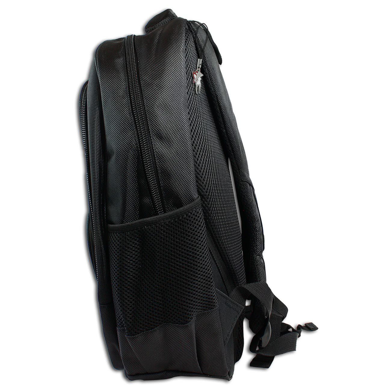 Synthetik, x 30cm Sportrucksack Rucksack Bag (Businessrucksack), Street ca. ca. schwarz 46cm BAG STREET Synthetik Businessrucksack schwarz