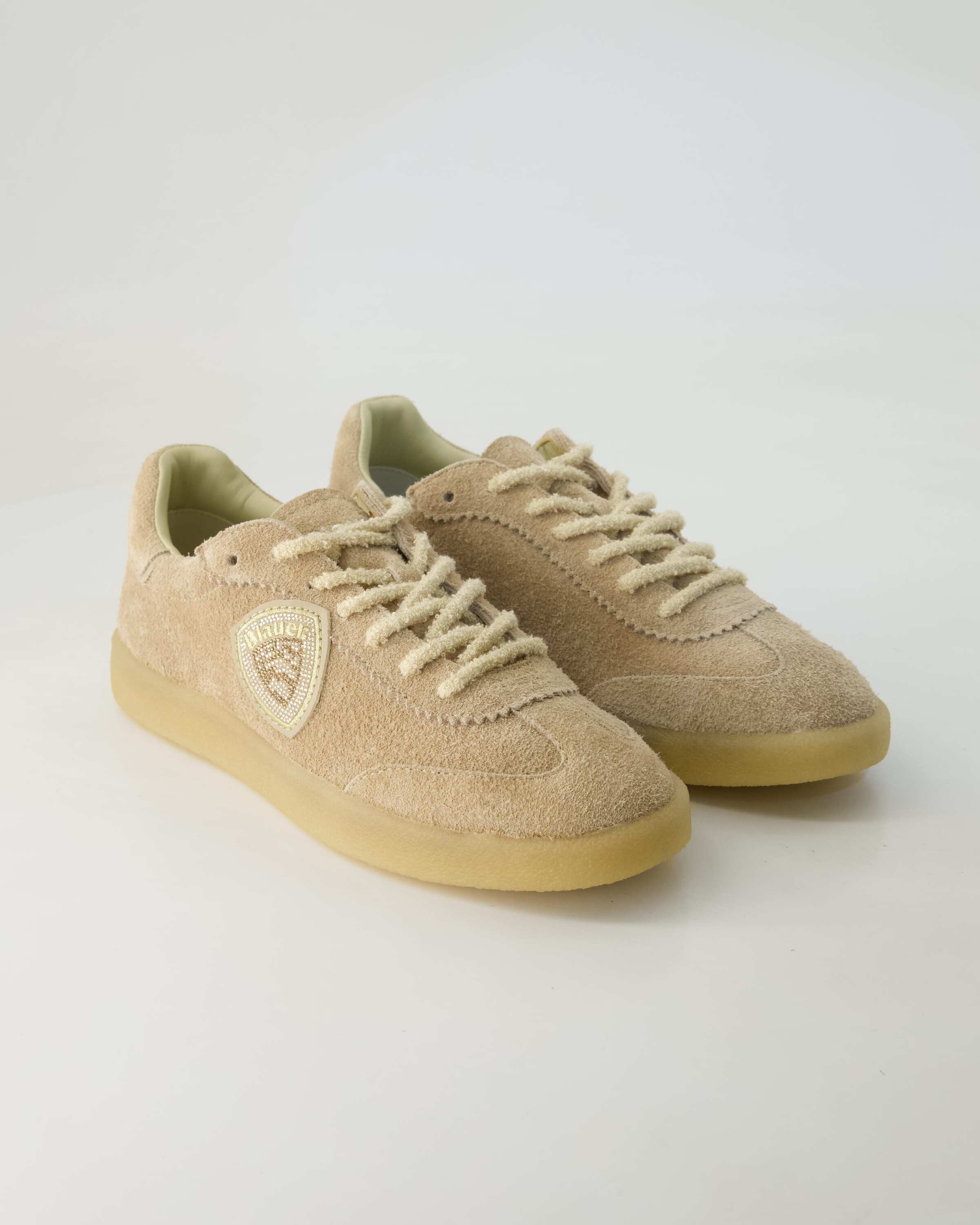 Blauer S6Aurora01 Sneaker Obermaterial: Leder und Sonstiges Material