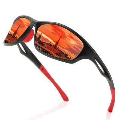 Devenirriche Sonnenbrille Sportbrille Polarisiert Sonnenbrille Herren Fahrerbrille