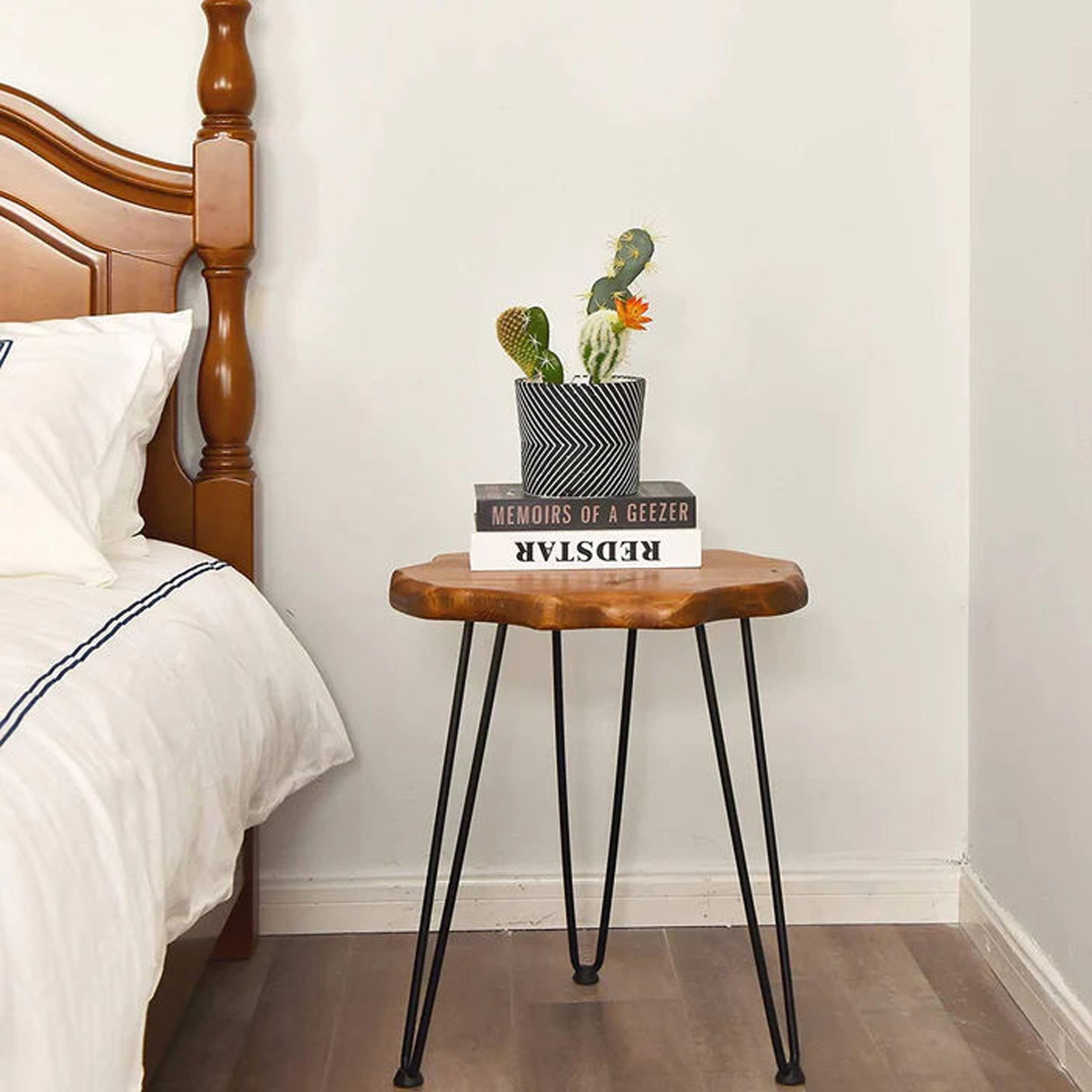 Spetebo Beistelltisch Holz Beistelltisch Kiefer massiv günstig online kaufen