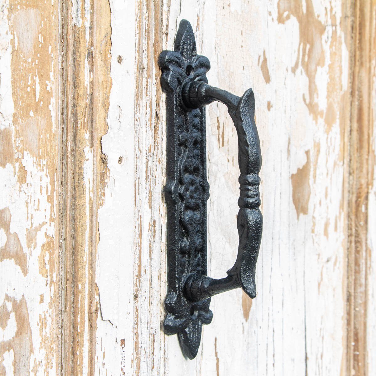 Antikas Türbeschlag Griff für Gartentür, Stalltür, Türgriff Lilie, Eisen, s günstig online kaufen