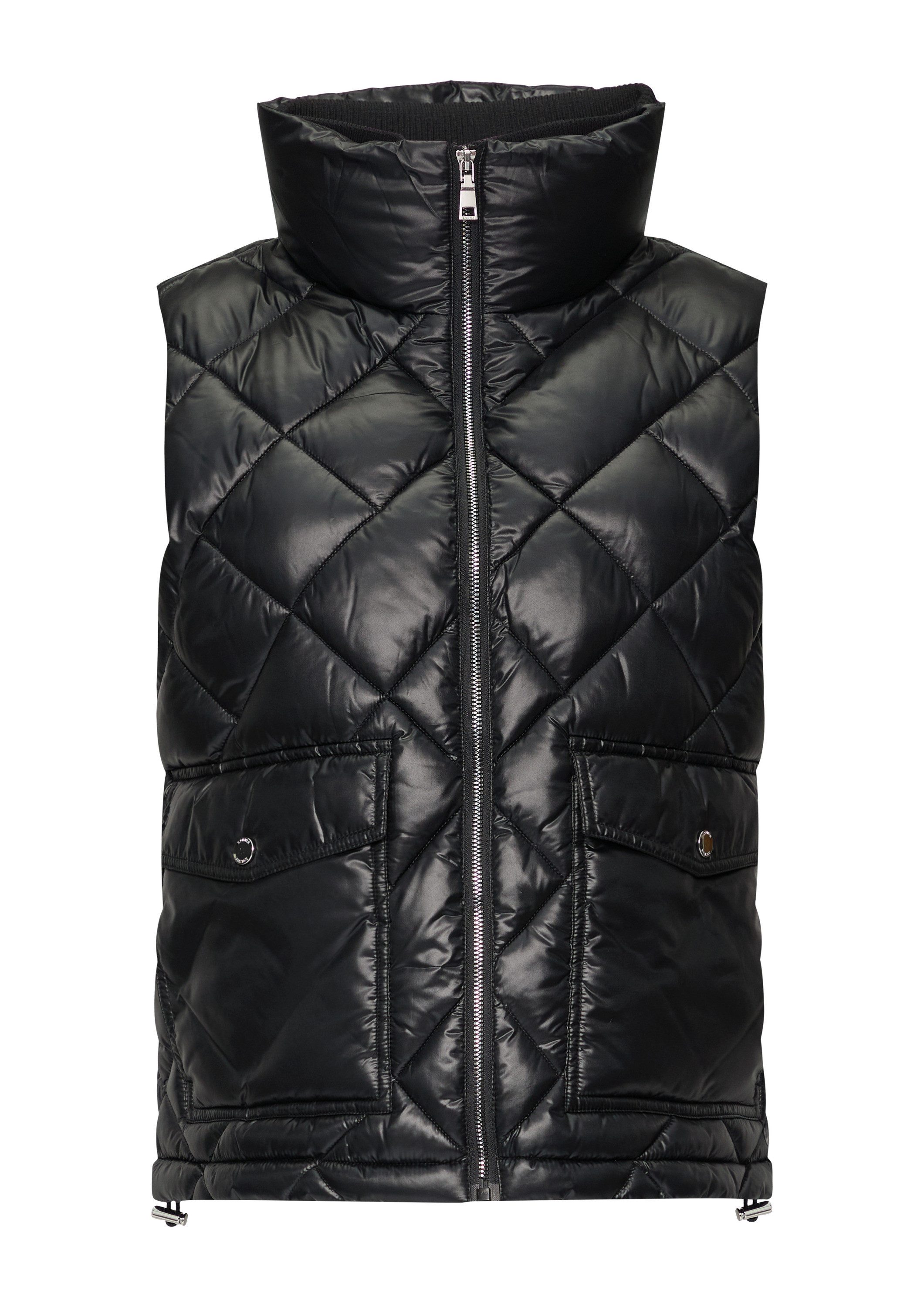 s.Oliver Outdoorjacke Outdoor-Weste Steppweste mit aufgesetzten günstig online kaufen