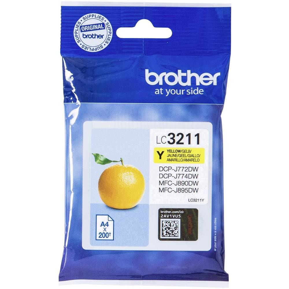 Brother Druckerpatrone LC3211Y Tintenpatrone