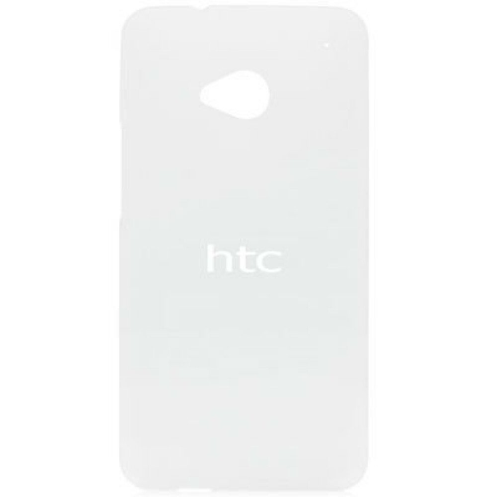 HTC Handytasche Original Hartschale Handyhülle für HTC One Transparent Schutz 99H11239 (Hard Cover)