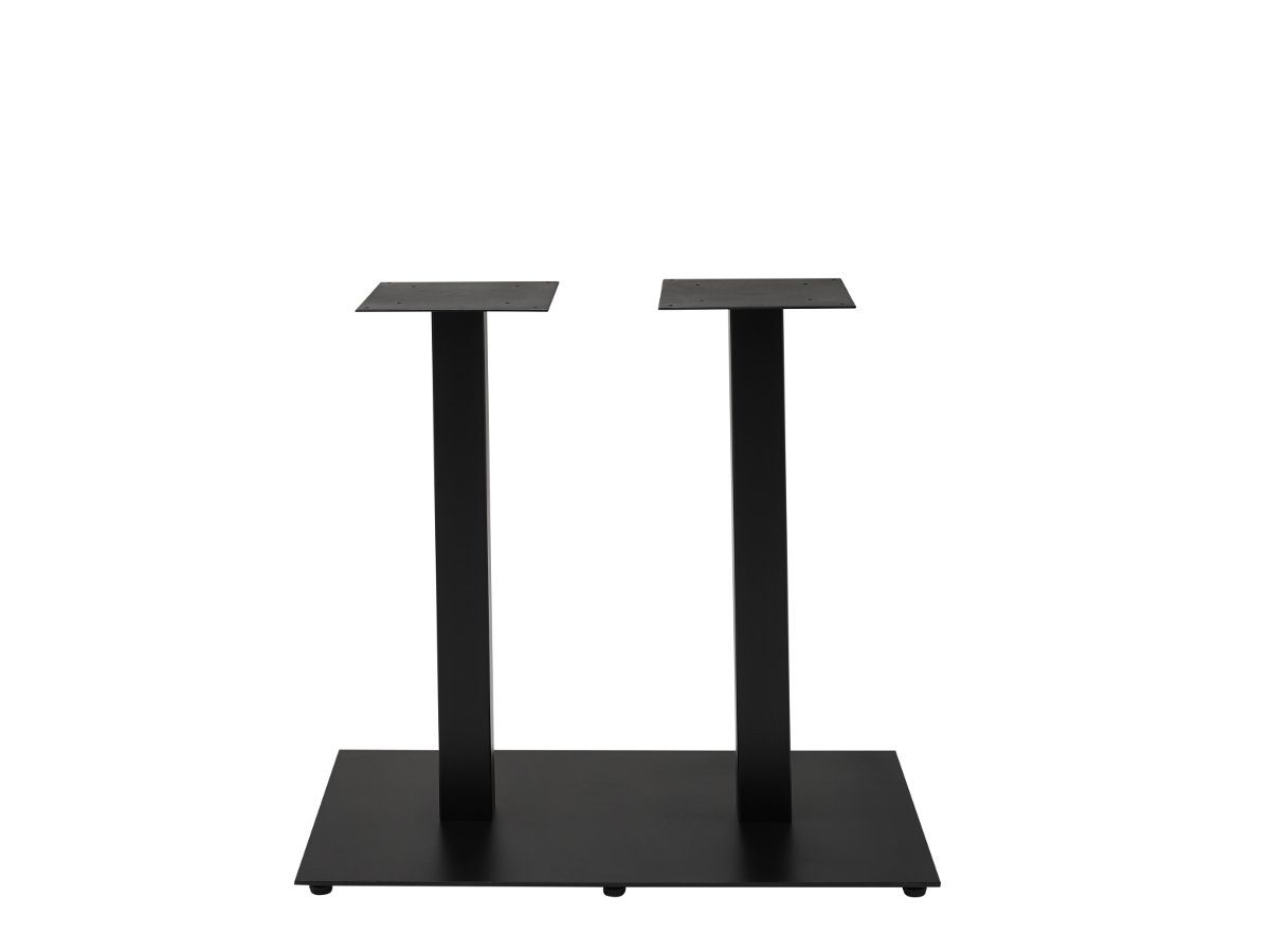 Empinio24 Tischgestell NAPOLI, Doppel-Tischgestell schwarz 72 cm 80x48 cm | Tische