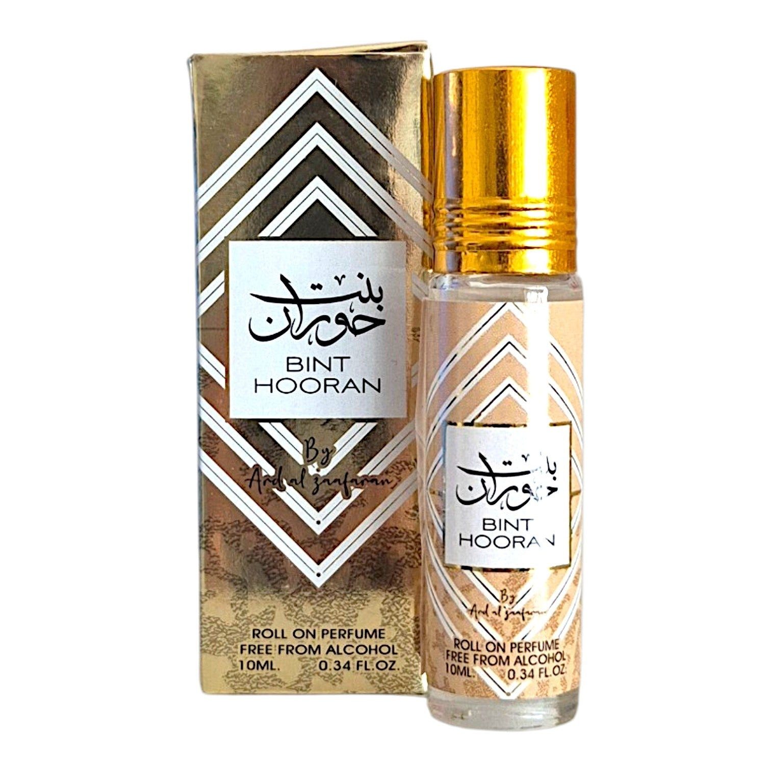Lattafa Duft-Set Bint Hooran Parfümöl Roll-on 2 x 10 ml – + Roll-On (leer)