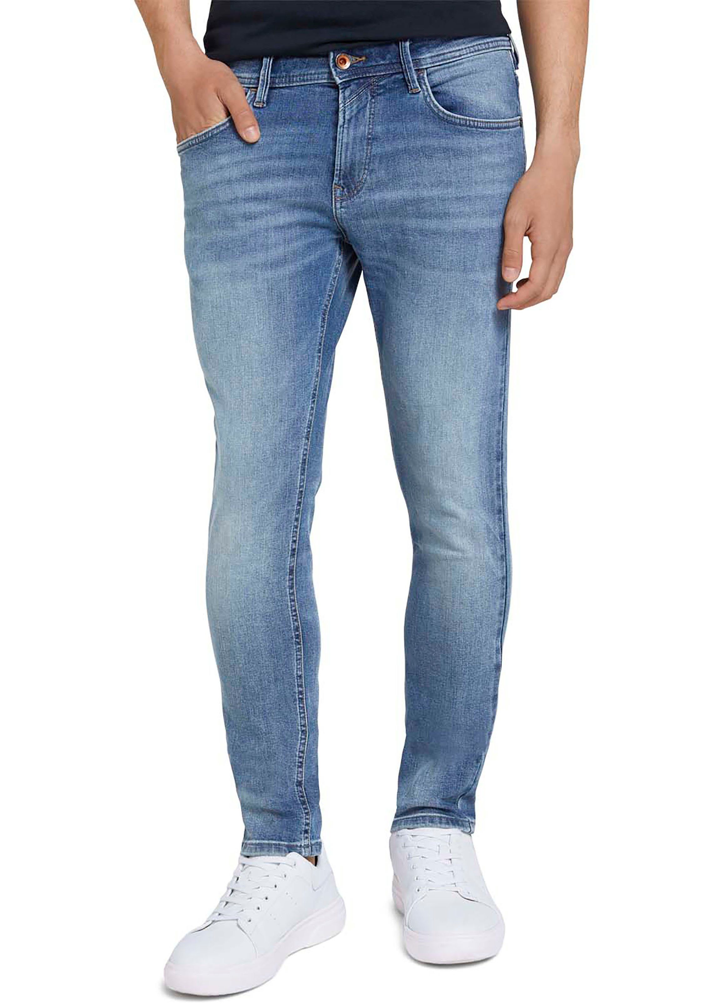 TOM TAILOR Denim Skinny-fit-Jeans CULVER light-stone-blue