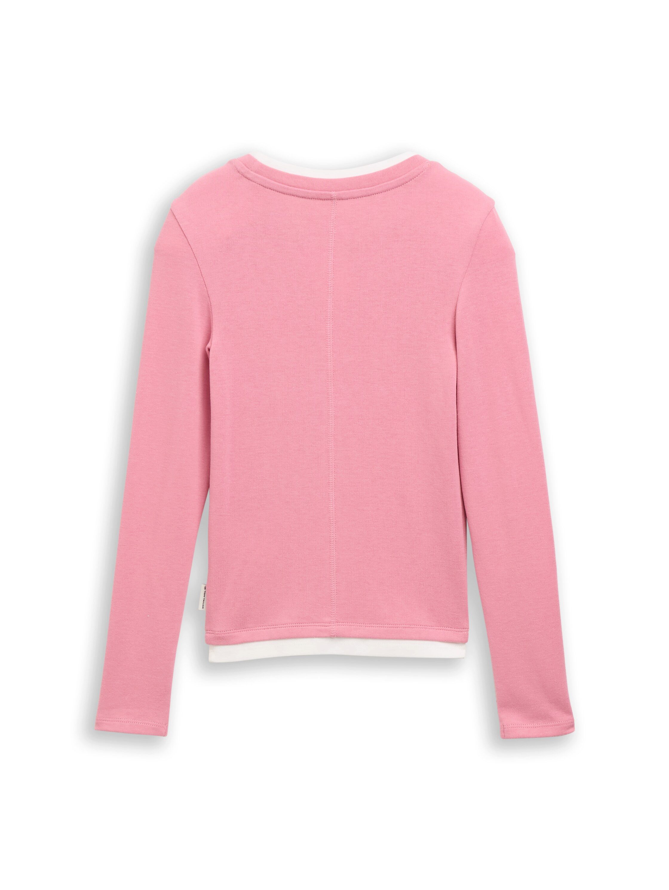 TOM TAILOR T-Shirt T-Shirt 2-in-1 Langarmshirt