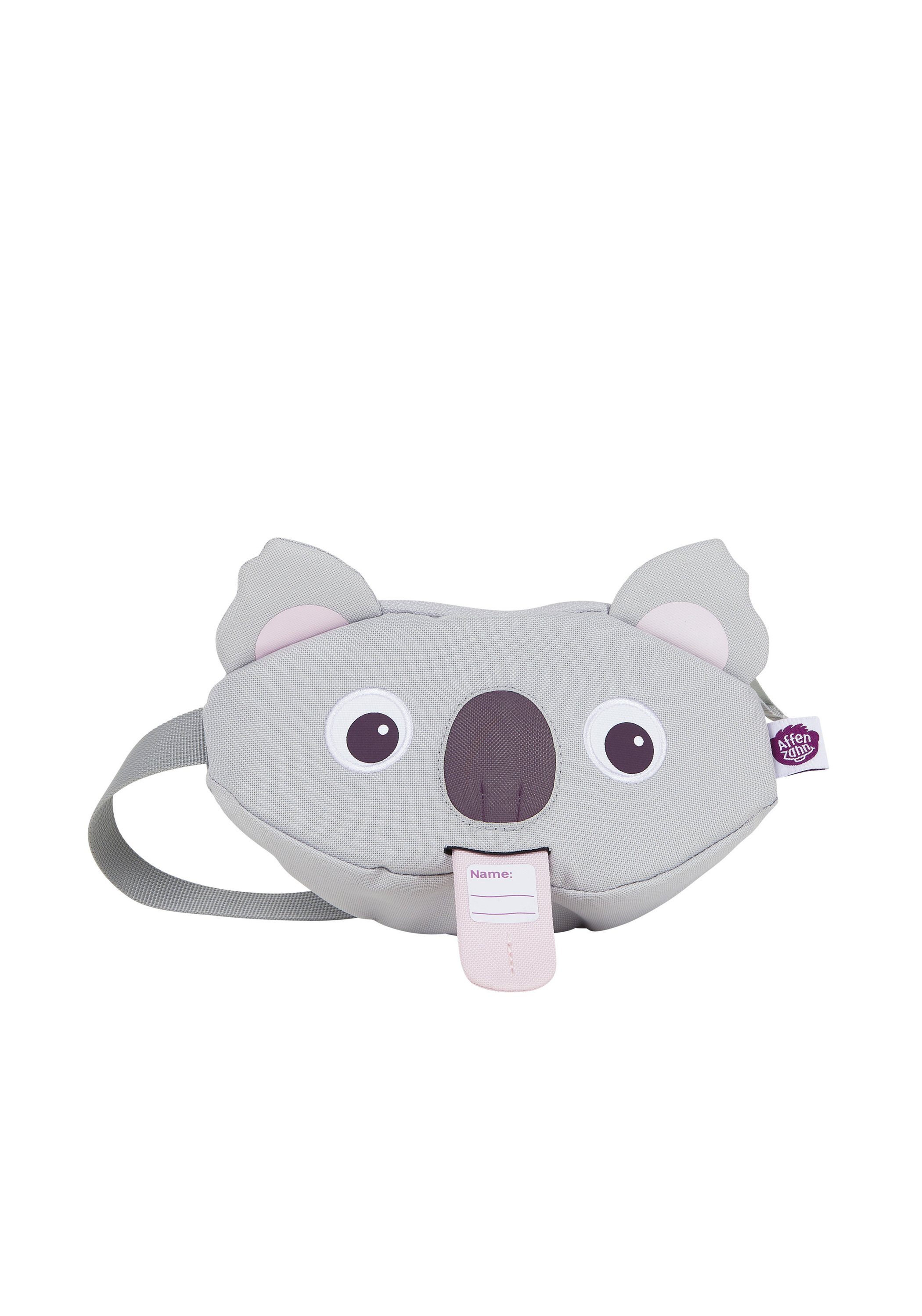 Koala, Stickereien Bauchtasche mit Affenzahn