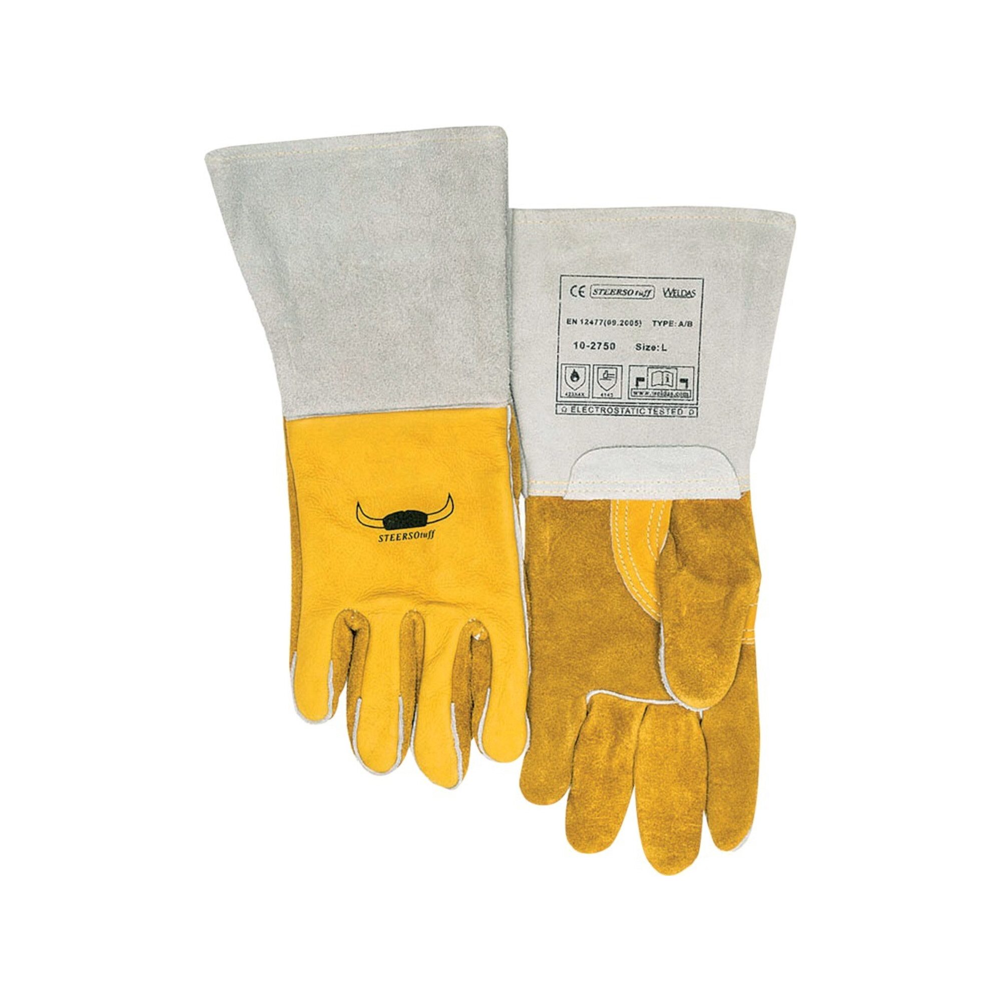 Weldas Universal Weldas Schweißer-Schutzhandschuh-Paar 10-2750, Handschuhgröße: 9