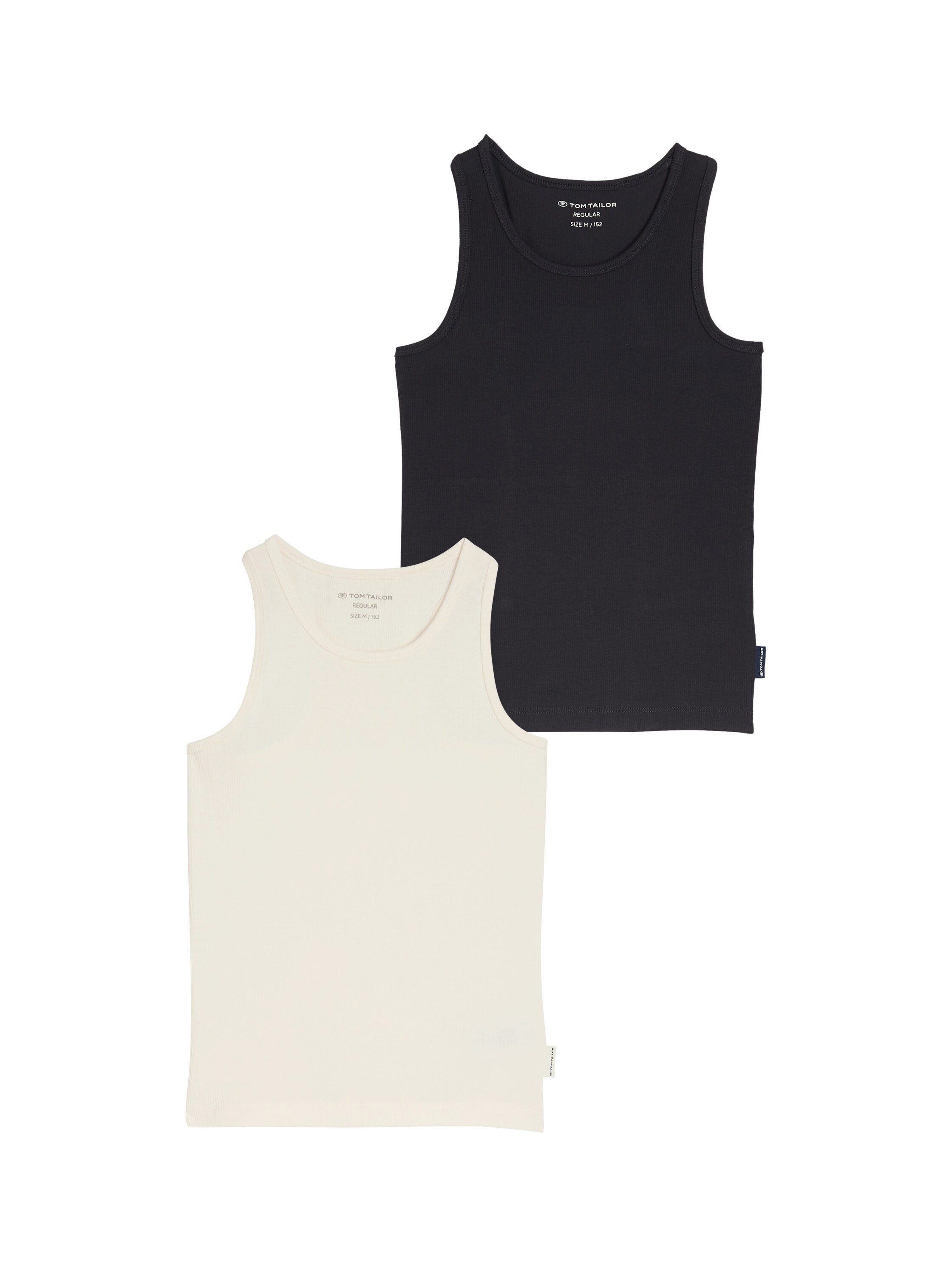 TOM TAILOR Rundhalsshirt (2-tlg) 2er Pack günstig online kaufen