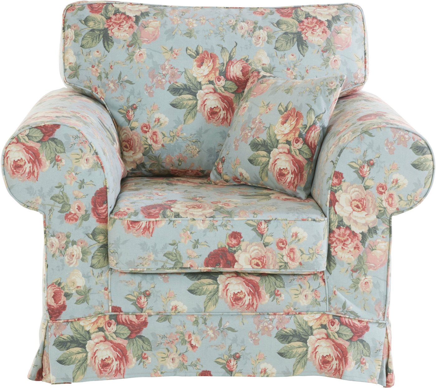 OTTO home Sessel Shadmoor, Hussenoptik, in uni oder mit Blumendruck, passend zur Shadmoor-Serie