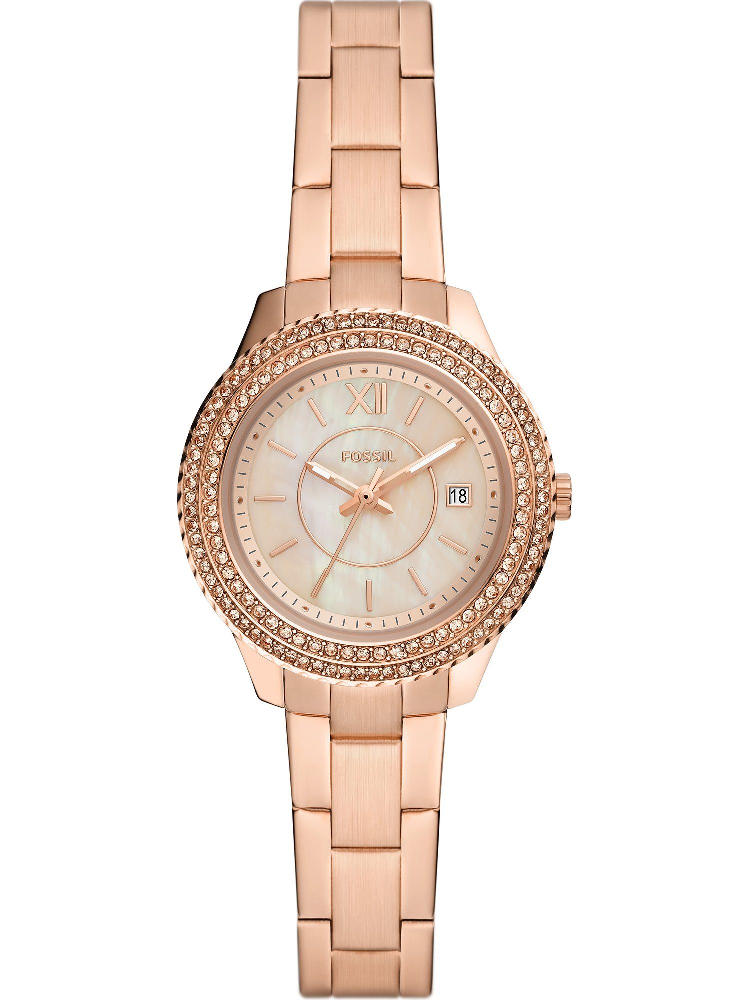 Quarzuhr Fossil Damen-Uhren Analog Quarz