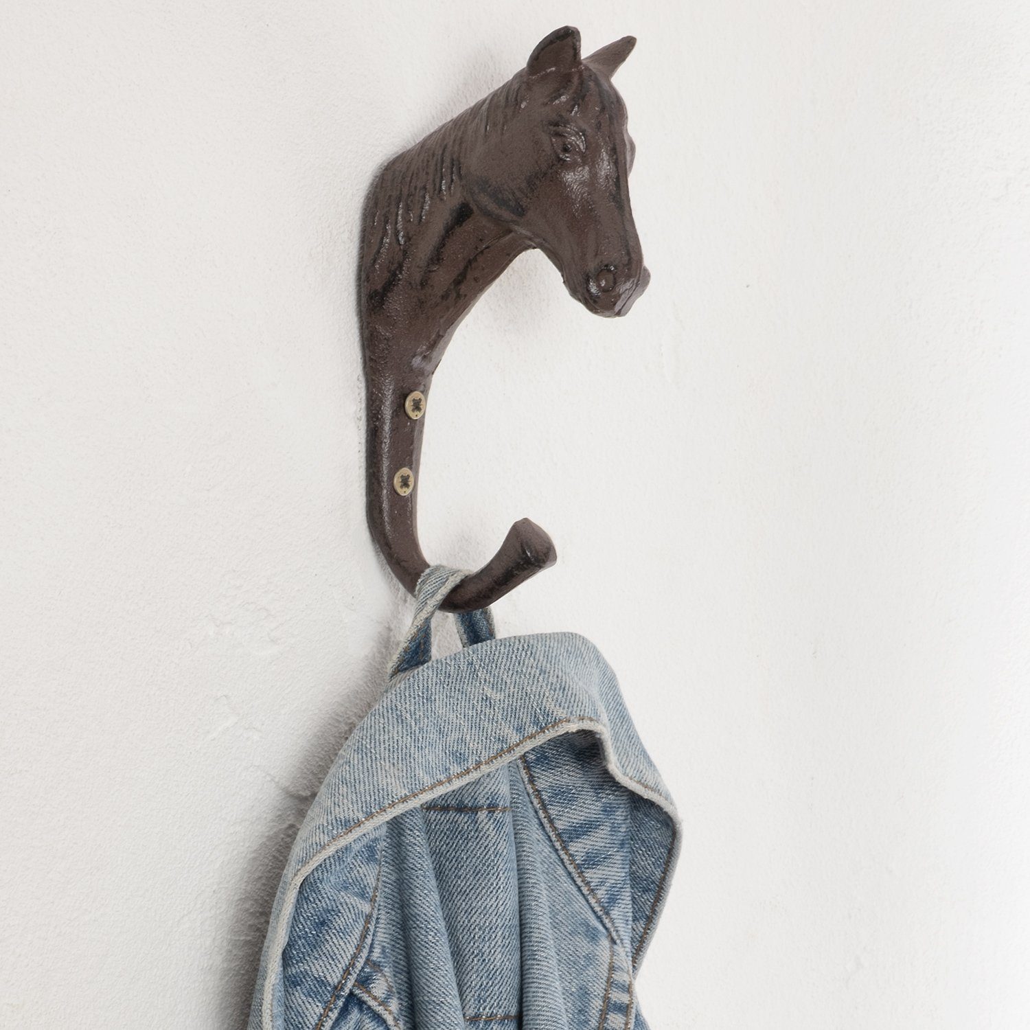 Moritz Wandgarderobe Garderobe Pferdekopf (Hakenleiste), Vintage günstig online kaufen