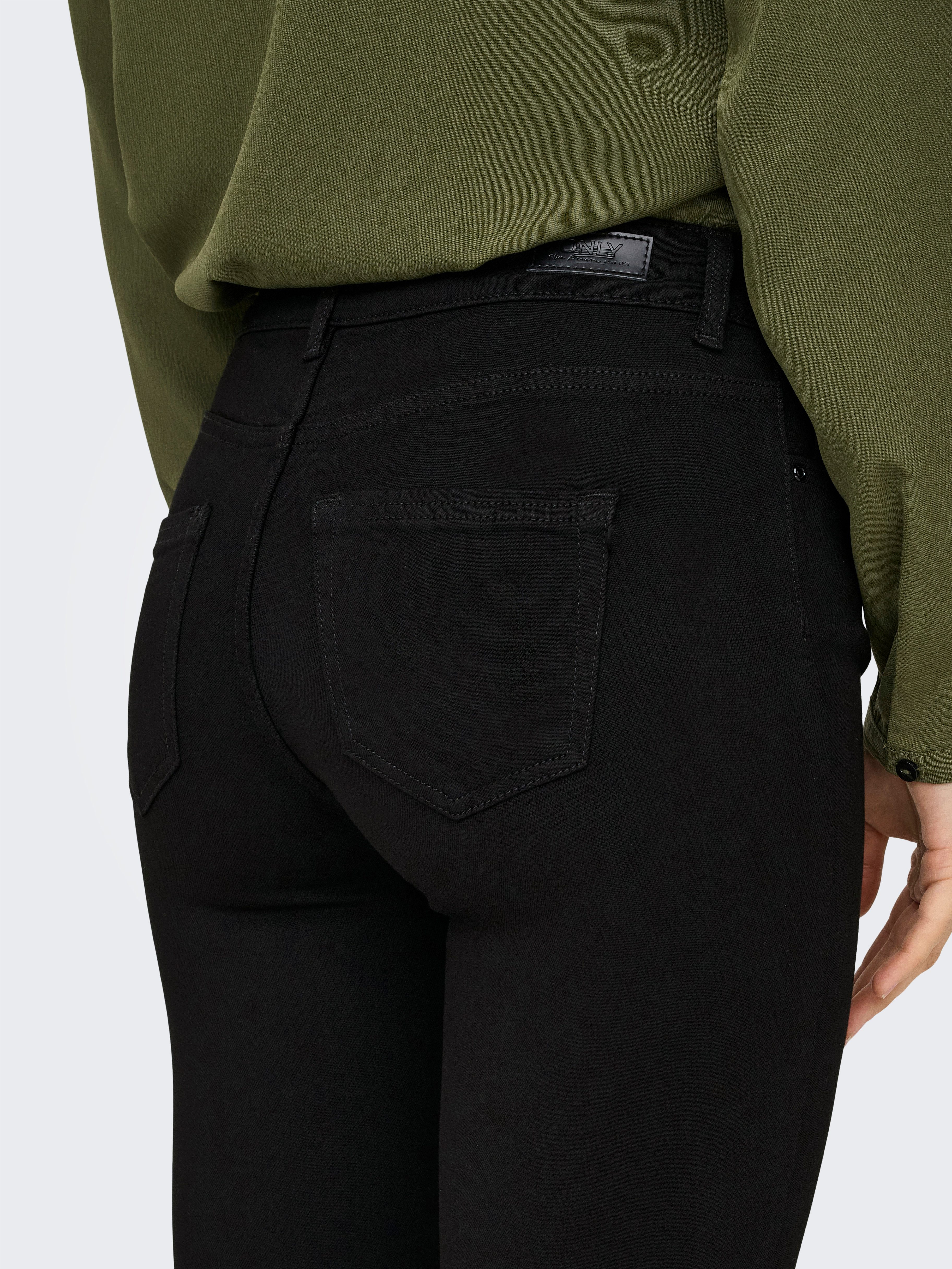 ONLY Skinny-fit-Jeans ONLBLUSH MID SK 4EVERBLK günstig online kaufen