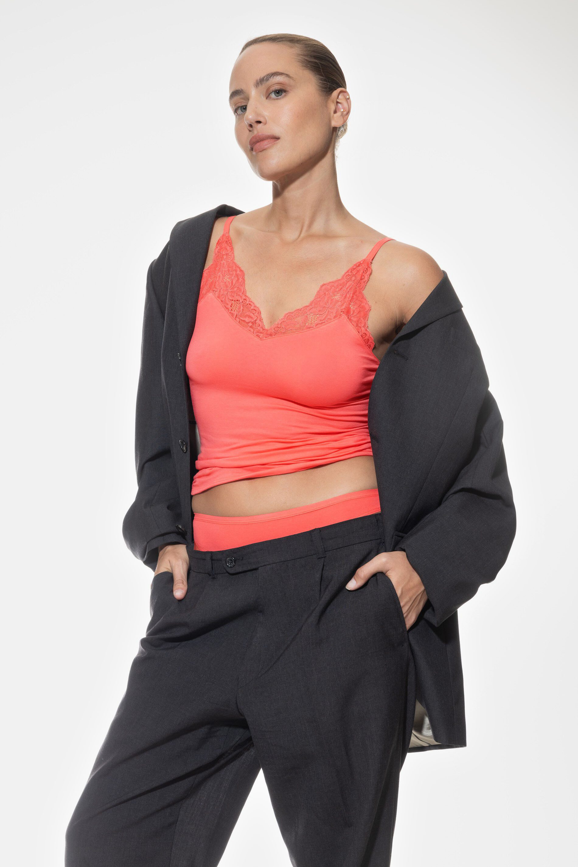 Mey Spaghettitop Mey Damen Spaghetti Top Serie Organic Cotton Uni (1-tlg) – Bild 5 von 5