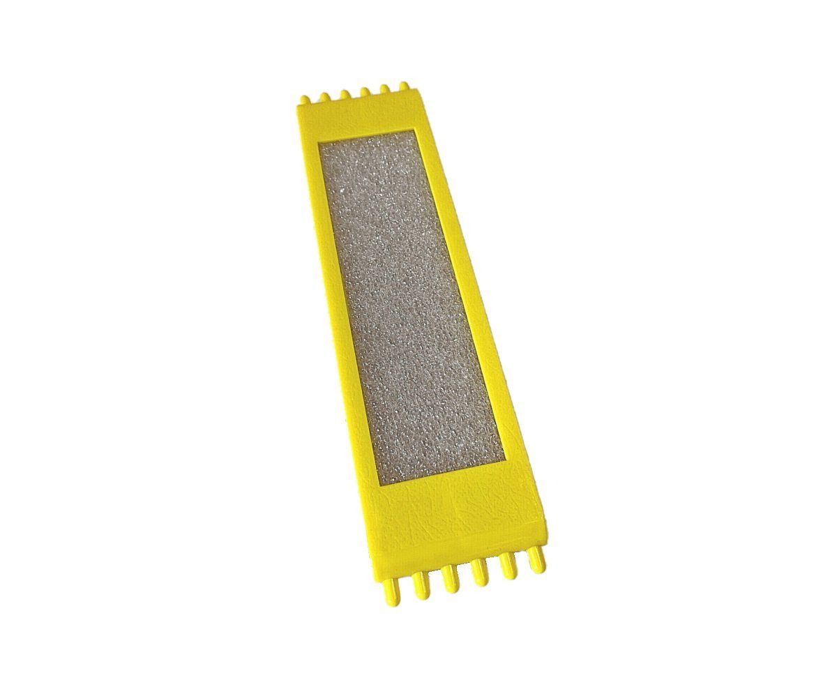 Anplast Vorfachschnur Vorfachaufwickler Schaumstoff / Kork 5 x 17cm Wickelbretter Rigs, Somit lassen sich die Montagen sicher aufbewahren Gelb