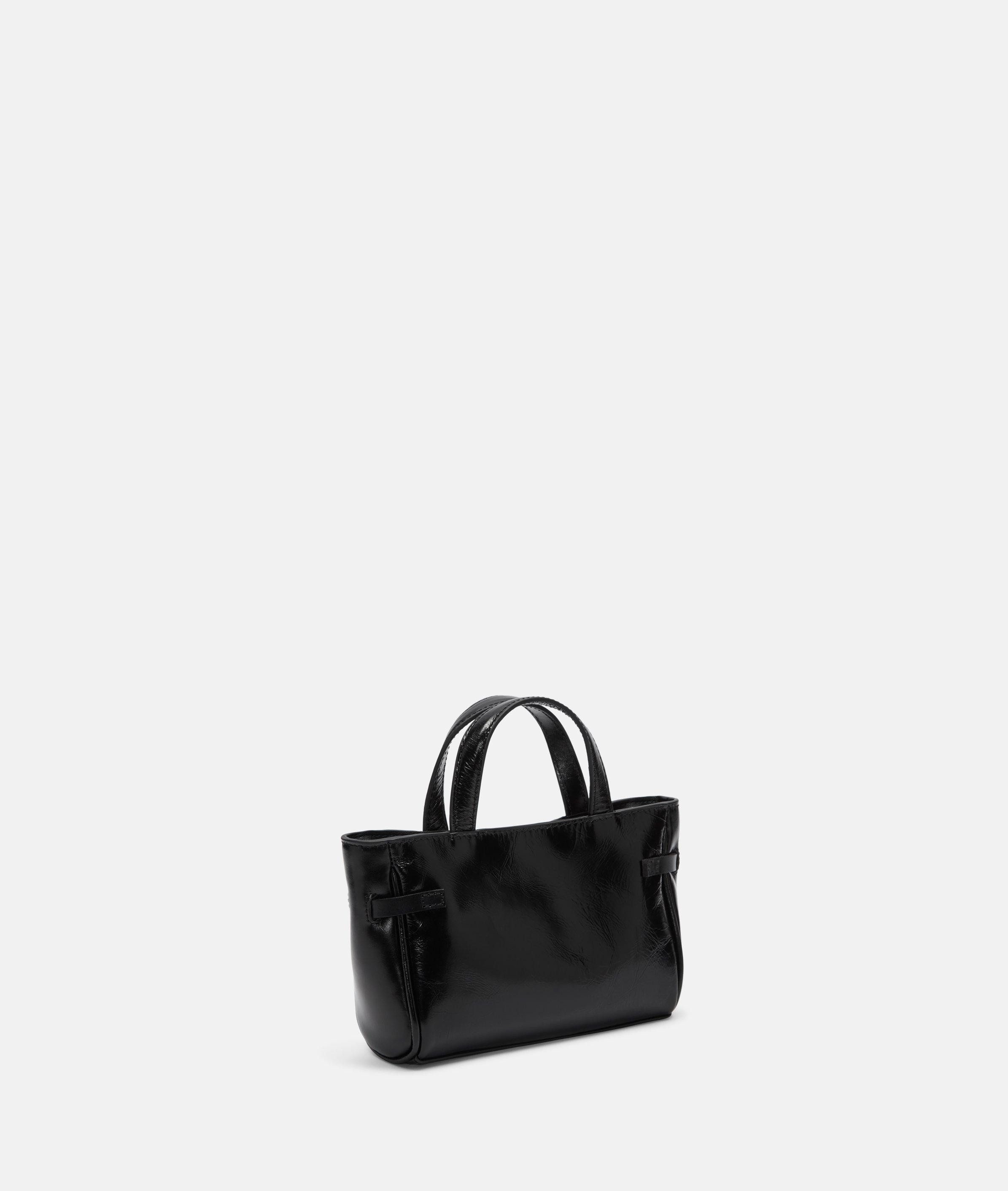 Liebeskind Berlin Umhängetasche Nori Crossbody XS, Handliche Umhängetasche aus Rindsleder mit glossy Finish