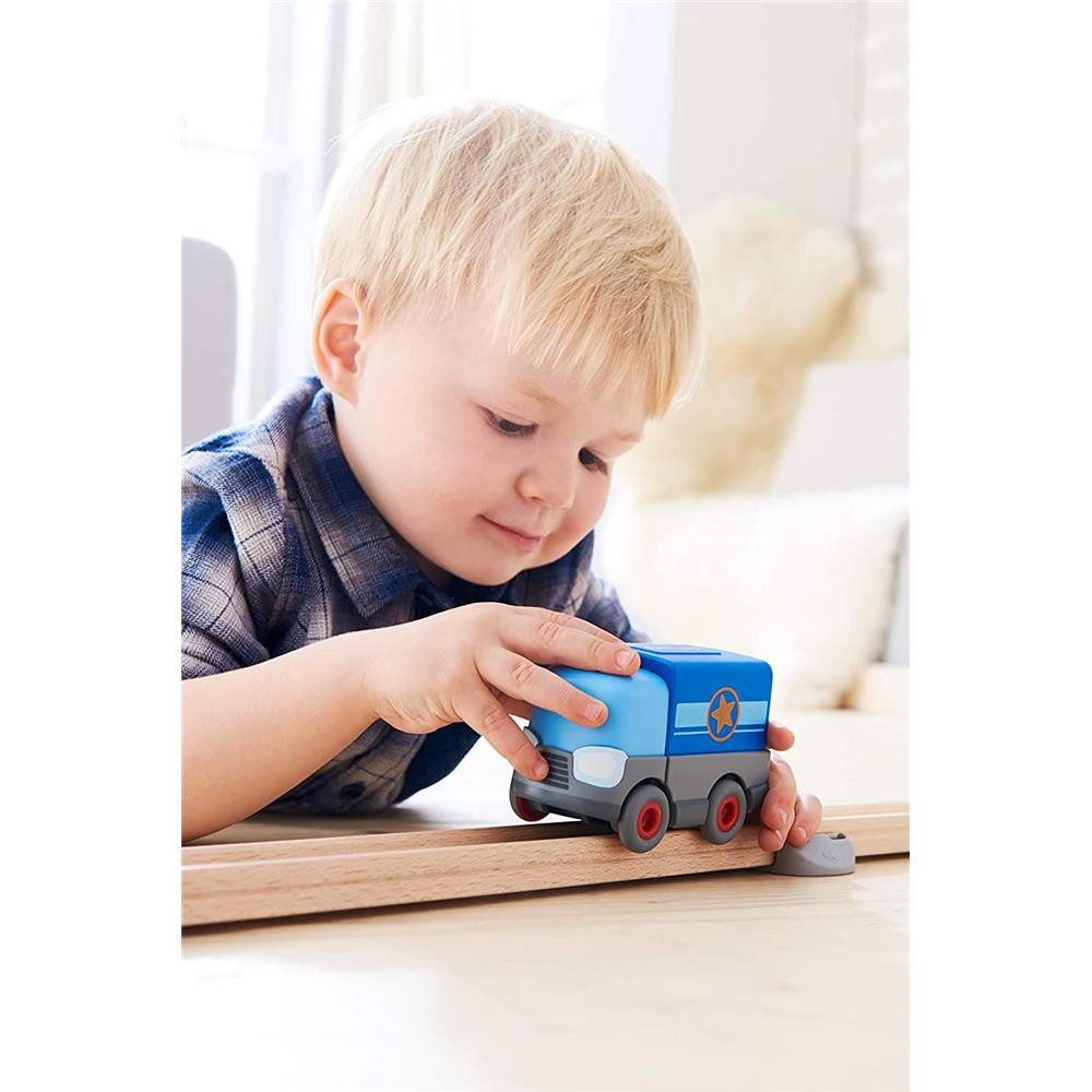 Haba Spielzeug-Auto Kullerbü - Batterie-LKW Kullerbü-Bahn, Batterie-LKW Zubehör für alle Kullerbü-Bahnen mit Batterieantrieb