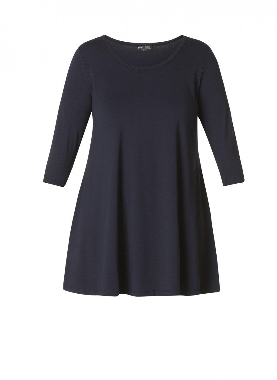 Base Level Curvy Tunikashirt Aria mit Rundhalsausschnitt günstig online kaufen