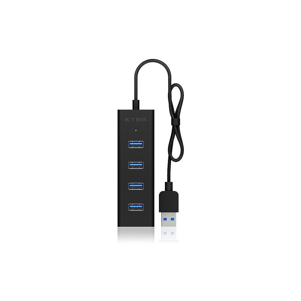 ICY BOX IB-HUB1409-U3 USB-Adapter, 4 Port Hub mit USB 3.0 Type-A Anschluss, für Windows Linux macOS 9